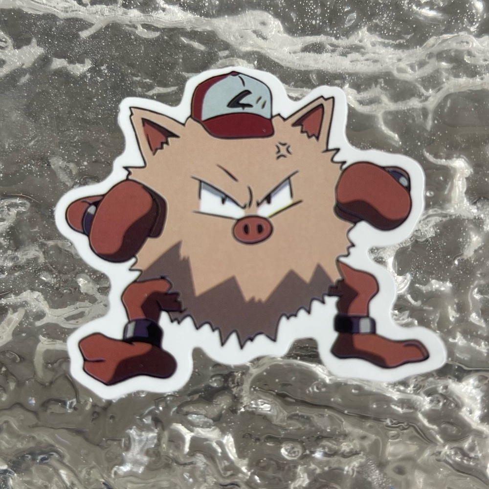 5/$10 Waterproof New Vinyl Sticker Decal Primeape Pokémon